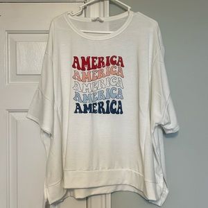 Lightweight patriotic tunic